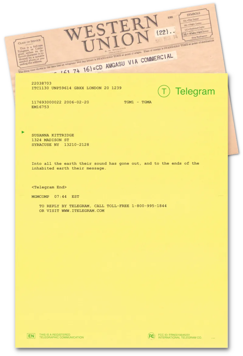 Western Union and iTelegram