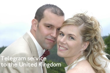 Telegram service in United Kingdom.